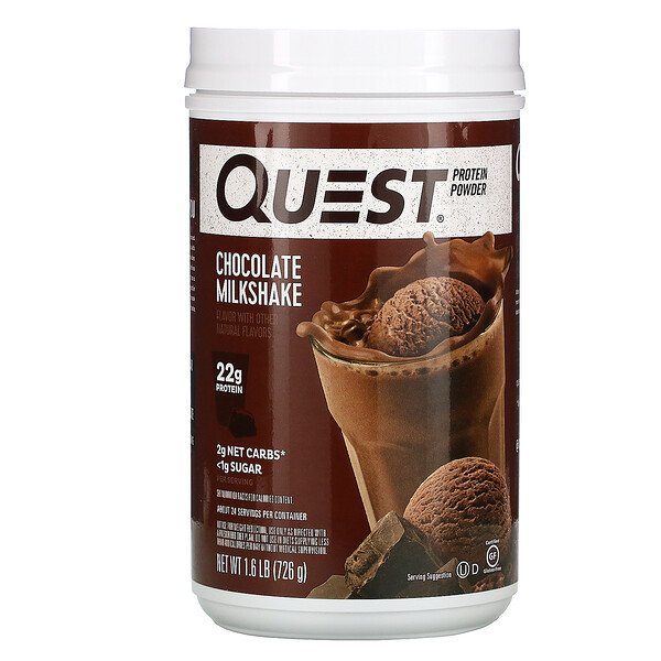 Протеиновый порошок, шоколадно-молочный коктейль, 1,6 фунта (726 г) Quest Nutrition