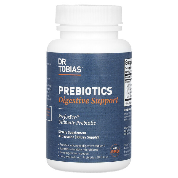 Prebiotics, 30 Capsules (Капсулы) Dr. Tobias