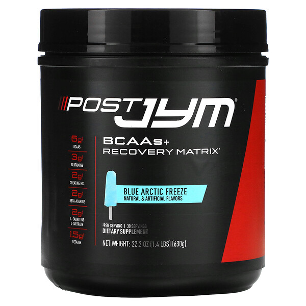 BCAAs + Recovery Matrix, Голубой Арктический Мороз - 630г - JYM Supplement Science JYM Supplement Science