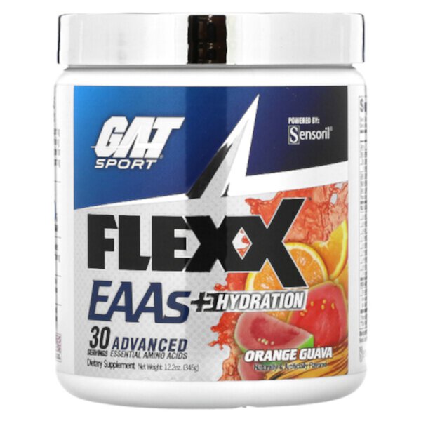 Flexx EAAs + Hydration, Апельсиновая гуава, 12,2 унции (345 г) GAT