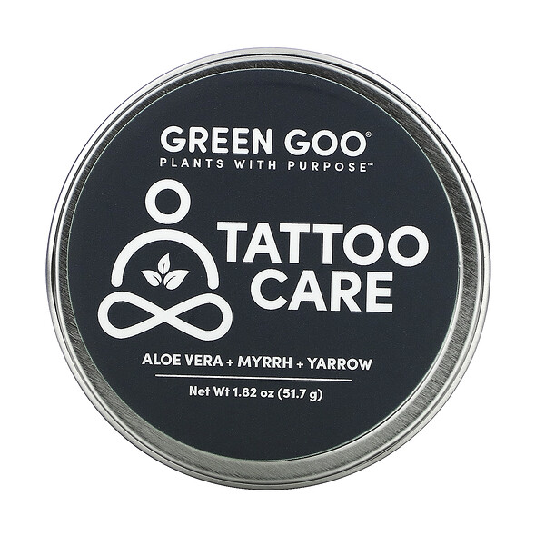 Бальзам для ухода за татуировками, 1,82 унции (51,7 г) Green Goo