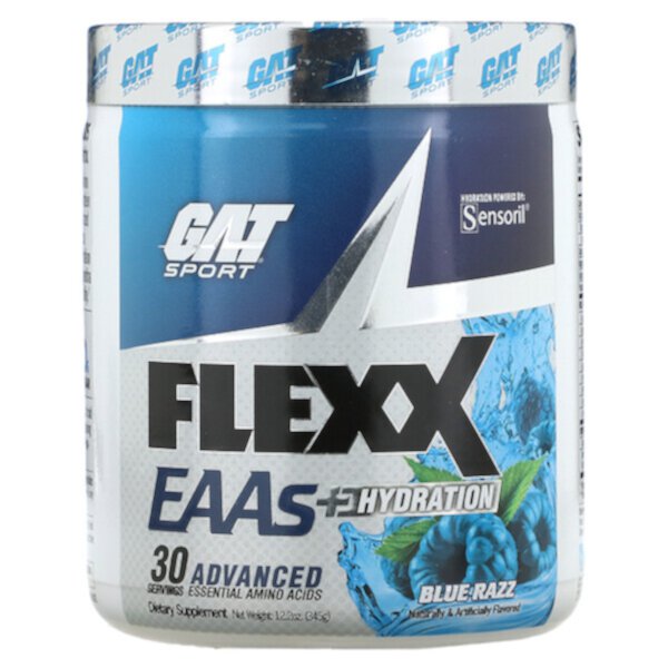 Flexx EAAs + Hydration, Blue Razz, 12,2 унции (345 г) GAT