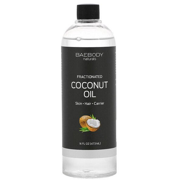 Фракционированное кокосовое масло, 16 жидких унций (473 мл) Baebody