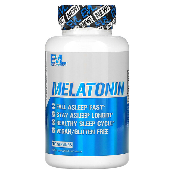 Мелатонин - 100 таблеток - EVLution Nutrition EVLution Nutrition