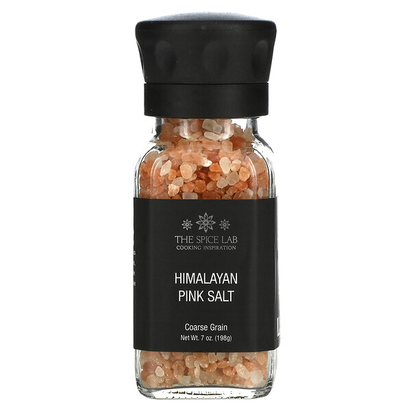 Гималайская розовая соль, грубое зерно, 7 унций (198 г) The Spice Lab