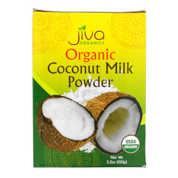 Органическое сухое кокосовое молоко, 5,2 унции (150 г) Jiva Organics