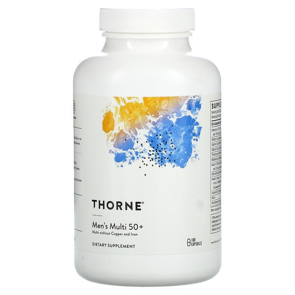Мужской мультивитамин 50+ - 180 капсул - Thorne Thorne