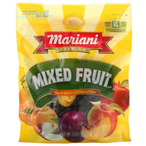 Фруктовый микс премиум-класса, 8 унций (227 г) Mariani Dried Fruit