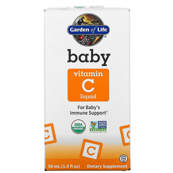 Baby, Жидкий витамин С, 1,9 жидких унций (56 мл) Garden of Life