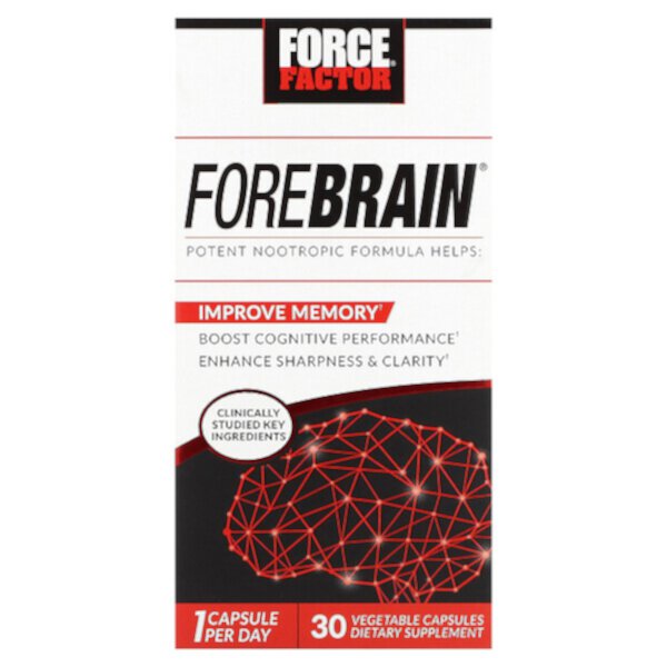 Forebrain - 30 растительных капсул - Force Factor Force Factor