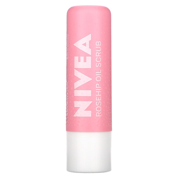 Ухаживающий скраб Super Soft Lips, масло шиповника + витамин Е, 0,17 унции (4,8 г) Nivea