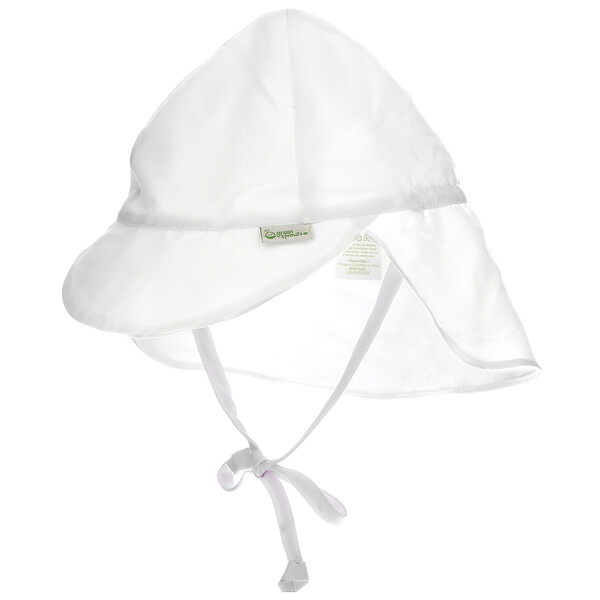  Шляпа для защиты от солнца, 0–6 месяцев, белая, 1 шт. Green sprouts