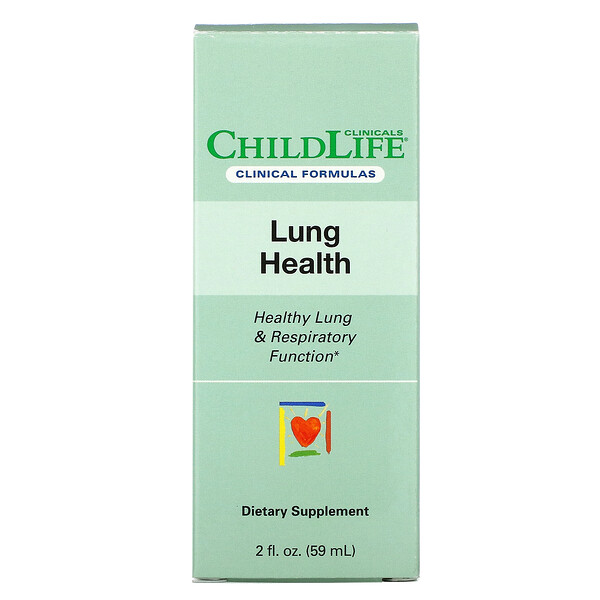 Lung Health, Здоровые легкие и респираторная функция, 2 жидких унции (59 мл) Childlife Clinicals