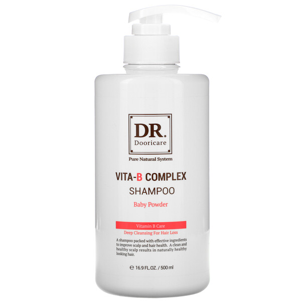 Шампунь Vita-B Complex, детская присыпка, 16,9 жидких унций (500 мл) Doori Cosmetics