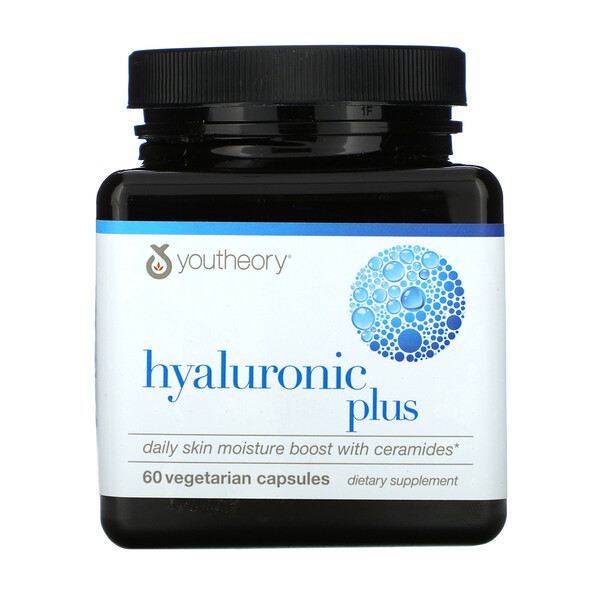 Hyaluronic Plus, 60 вегетарианских капсул Youtheory