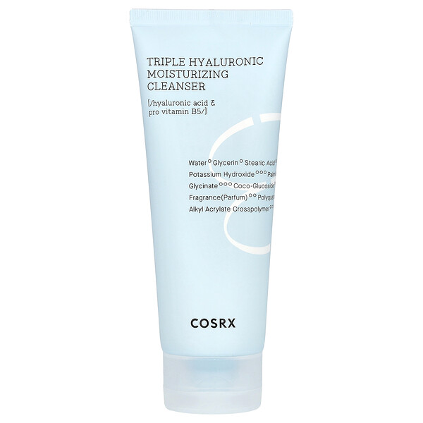 Triple Hyaluronic Moisturizing Cleanser, 5.07 fl oz (Жидкие унции) (150 ml) Cosrx