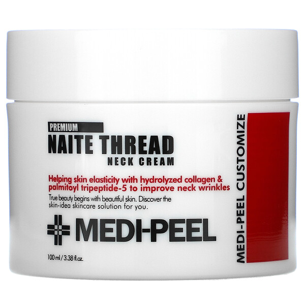 Крем для шеи Premium Naite Thread, 3,38 жидких унций (100 мл) Medi-Peel