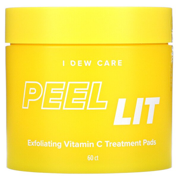 Peel Lit, Отшелушивающие лечебные подушечки с витамином С, 60 шт. I Dew Care