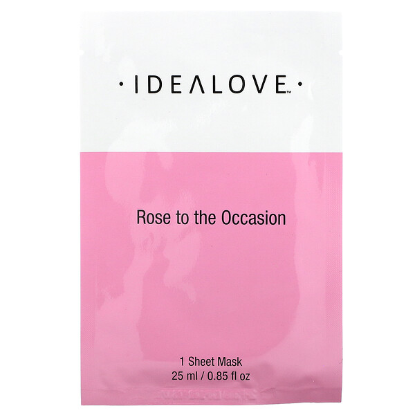 Rose to the Event, 1 косметическая тканевая маска, 0,85 ж. унц. (25 мл) Idealove