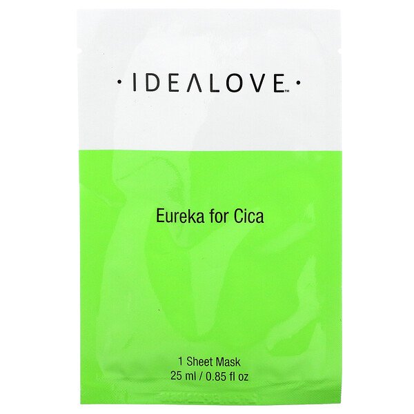 Eureka for Cica, 1 косметическая тканевая маска, 0,85 ж. унц. (25 мл) Idealove