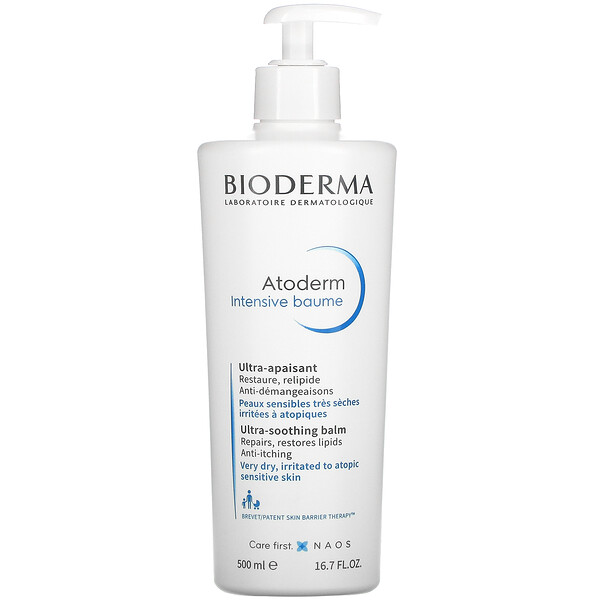Atoderm, Ультра-успокаивающий бальзам, 16,7 жидких унций (500 мл) Bioderma