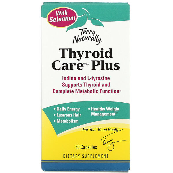 Thyroid Care Plus, 60 капсул Terry Naturally