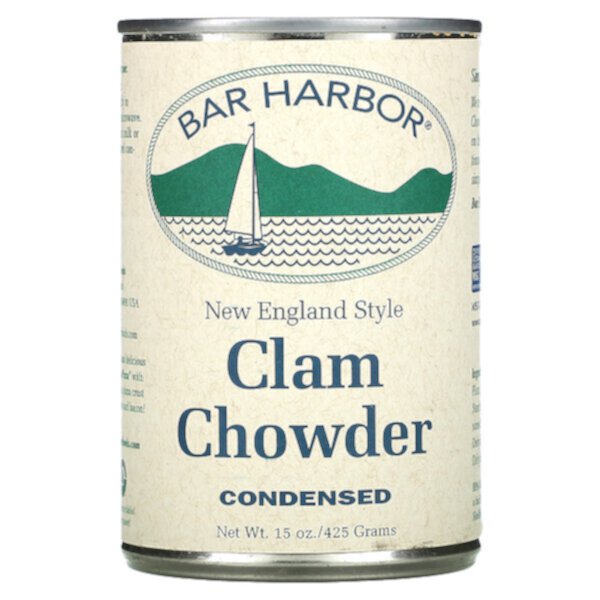 Похлебка из моллюсков в стиле Новой Англии, сгущенная, 15 унций (425 г) Bar Harbor
