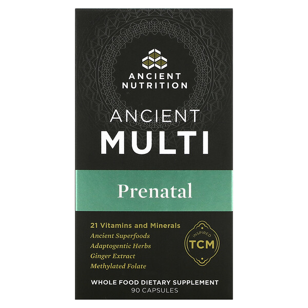 Ancient Multi Prenatal, 90 капсул Dr. Axe / Ancient Nutrition