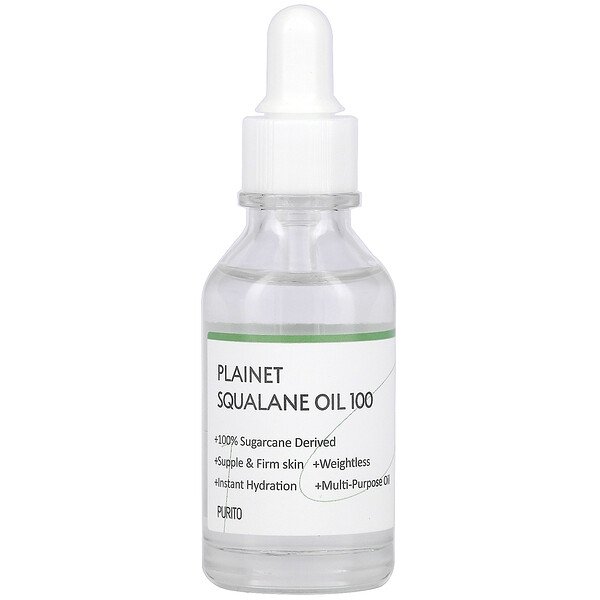 Plainet Squalane Oil 100, 1,01 ж. унц. (30 мл) Purito