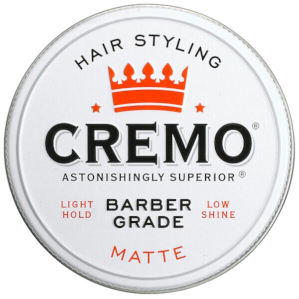 Premium Barber Grade, Помада для укладки волос, матовая, 4 унции (113 г) Cremo