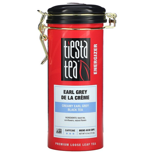 Листовой чай премиум-класса, Early Grey De La Creme, 4,0 унции (113,4 г) Tiesta Tea Company