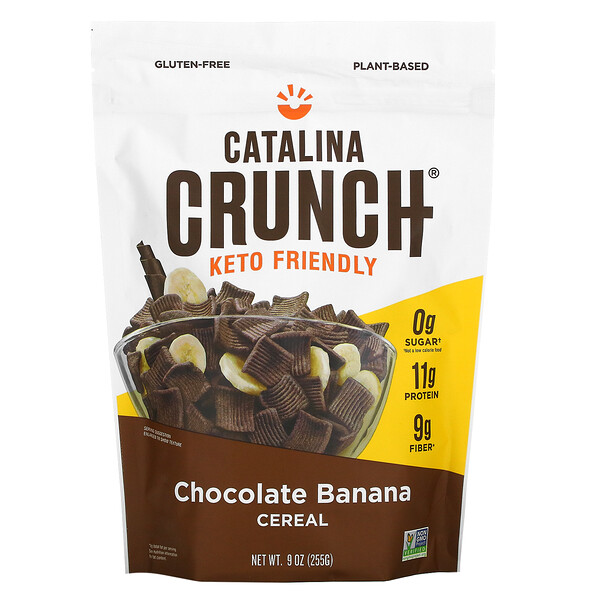 Keto Friendly Cereal, шоколадно-банановый, 9 унций (255 г) Catalina Crunch