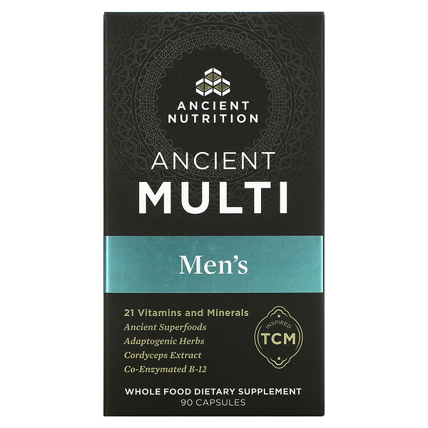 Ancient Multi, для мужчин, 90 капсул Dr. Axe / Ancient Nutrition