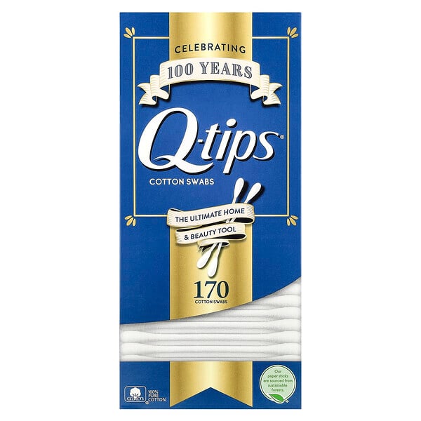 Cotton Swabs, 170 Swabs Q-tips