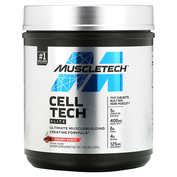 Cell Tech, Elite, Cherry Burst, 1,3 фунта (591 г) Muscletech