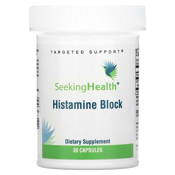 Блокада гистамина, 30 капсул Seeking Health