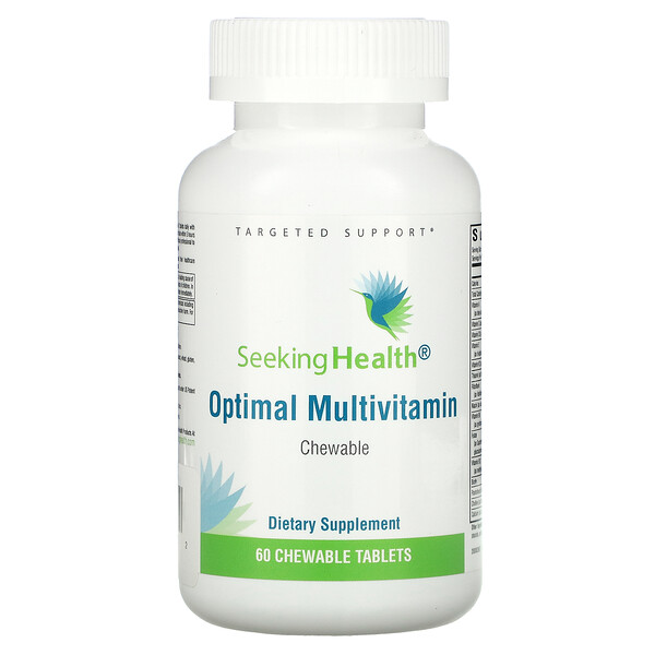 Оптимальный Мультивитамин - 60 жевательных таблеток - Seeking Health Seeking Health