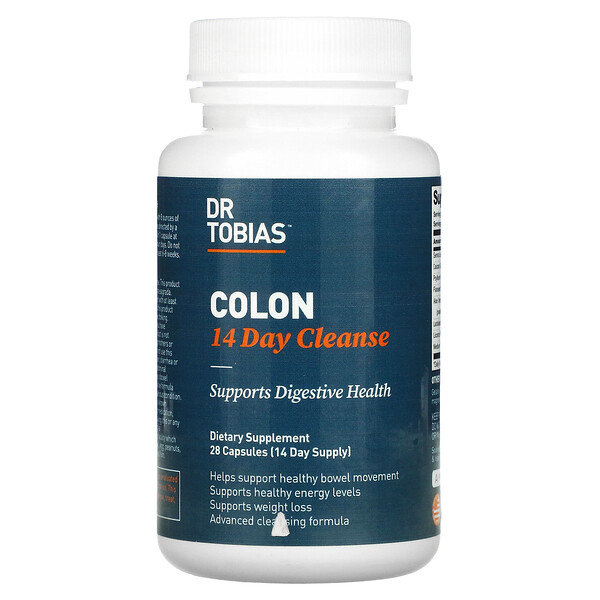 Colon 14 Day Cleanse, 28 капсул Dr. Tobias