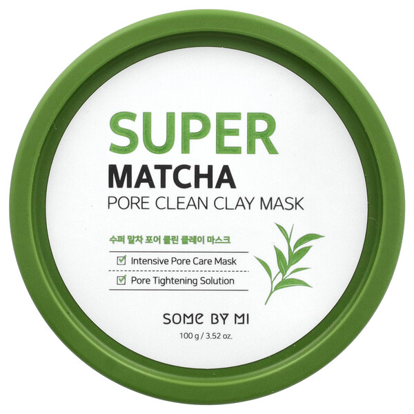 Косметическая маска Super Matcha Pore Clean Clay, 3,52 унции (100 г) SOME BY MI