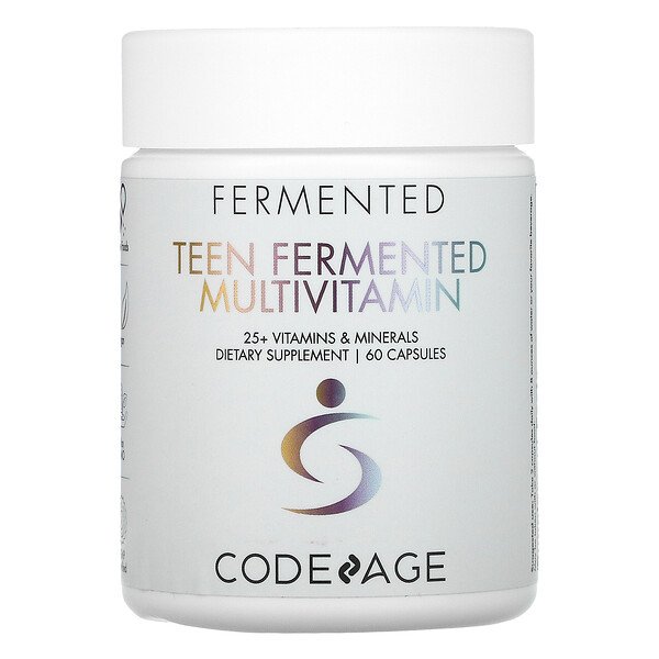 Ферментированные мультивитамины для подростков, 60 капсул Codeage