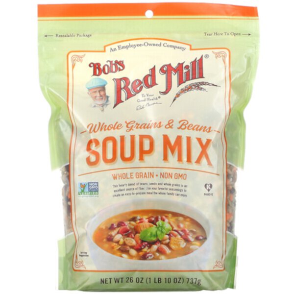 Смесь для супа из цельного зерна и фасоли, 26 унций (737 г) Bob's Red Mill