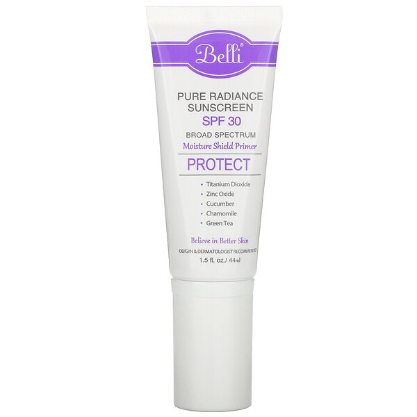Солнцезащитный крем Pure Radiance, SPF 30, 1,5 ж. унц. (44 мл) Belli Skincare