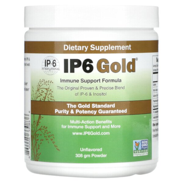 IP6 Gold, Поддержка иммунитета, Без вкуса, 308 г - IP-6 International IP-6 International