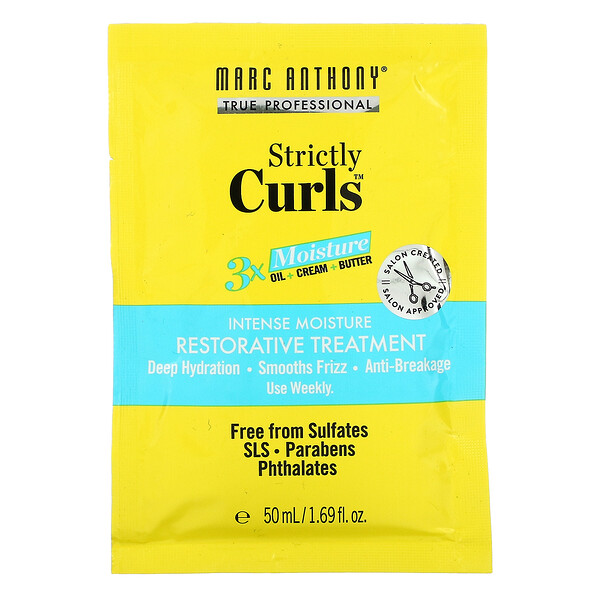 Strictly Curls, Интенсивное увлажняющее восстанавливающее средство, 1,69 ж. унц. (50 мл) Marc Anthony