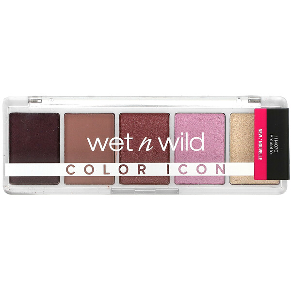 Color Icon, 5-Pan Shadow Palette, Petalette, 0,21 унции (6 г) Wet n Wild