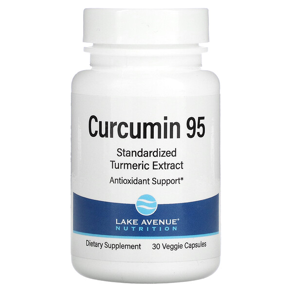 Куркумин 95 - 500 мг - 30 растительных капсул - Lake Avenue Nutrition Lake Avenue Nutrition