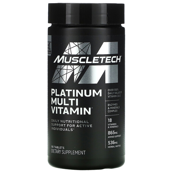 Platinum Мультивитамины, 90 таблеток Muscletech