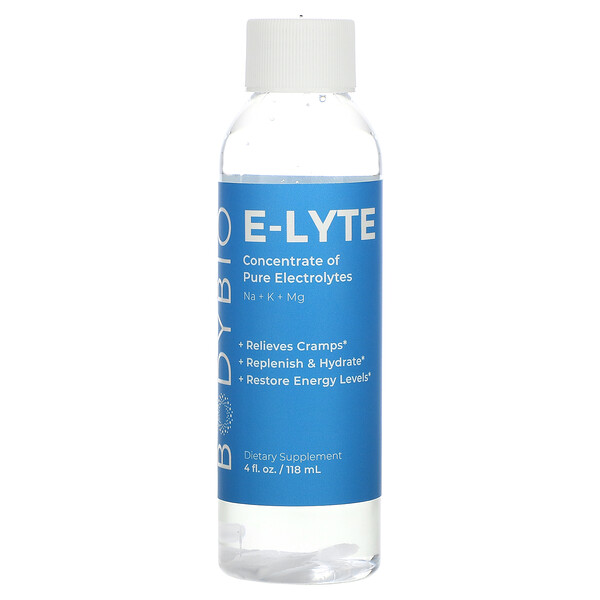 E-Lyte, 4 жидких унции (118 мл) BodyBio