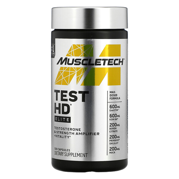 Test HD, Элита, 120 капсул Muscletech