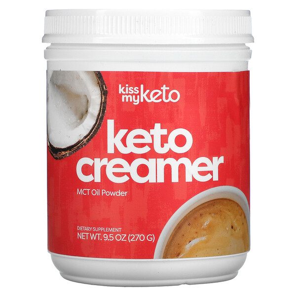 Порошок масла Keto Creamer MCT, 9,5 унций (270 г) Kiss My Keto